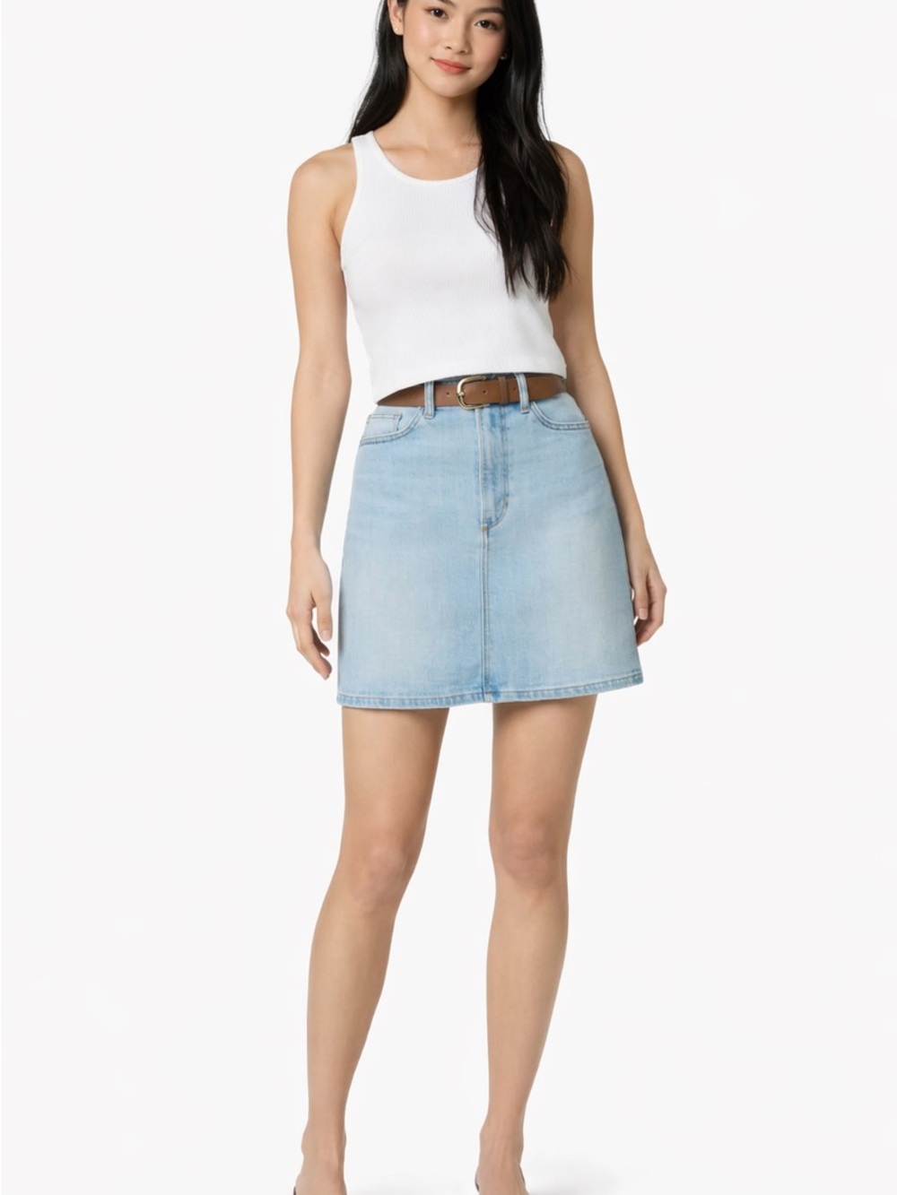 Joe’s Jeans Light Wash Denim Mini Skirt BNWT